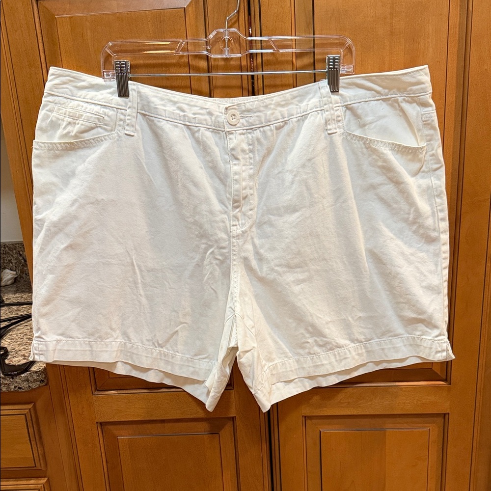 Faded Glory Women's White Shorts